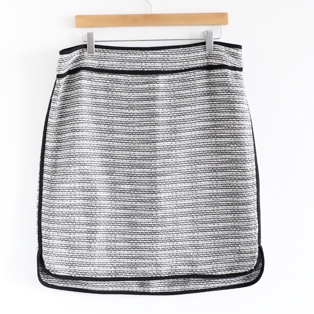 Lord & Taylor tweed skirt straight career textured office business casual work